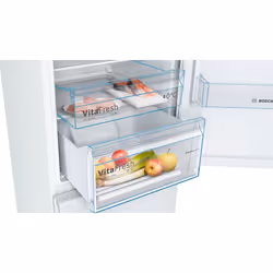 Bosch Serie 4 KGN36VWED réfrigérateur-congélateur Pose libre 326 L E Blanc