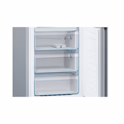 Bosch Serie 4 KGN36VLED réfrigérateur-congélateur Pose libre 326 L E Acier inoxydable