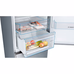 Bosch Serie 4 KGN36VLED réfrigérateur-congélateur Pose libre 326 L E Acier inoxydable - Vue supplémentaire 4