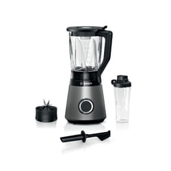 Bosch MMB6174S mixeur Robot mixer 1200 W Noir, Métallique, Transparent