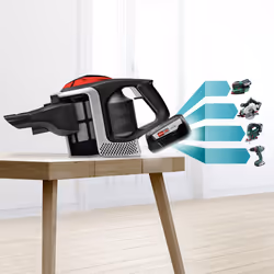 Bosch BSS81POW1 aspirateur balai et balai électrique Batterie Sec Noir 5 Ah - Vue supplémentaire 7