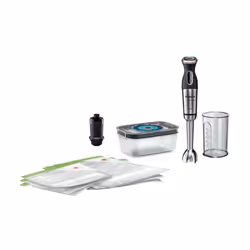 Bosch MS8CM61V1, Batteur à main, 1000 W, Noir, Acier inoxydable, Transparent
