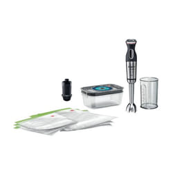 Bosch MS8CM61V1 blender Batteur à main 1000 W Noir, Acier inoxydable, Transparent