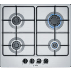 Bosch Serie 4 PGP6B5B85 plaque Acier inoxydable Intégré 58 cm Gaz 4 zone(s)