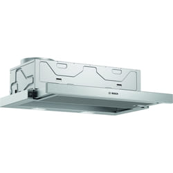 Bosch Serie 2 DFM064W54 hotte Semi-intégrée (semi-encastrée) Métallique, Argent 388 m³/h B