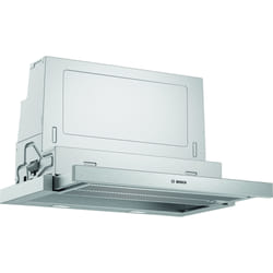 Bosch Serie 4 DFS067A51 hotte Semi-intégrée (semi-encastrée) Métallique, Argent 727,7 m³/h A
