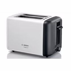 Bosch TAT3P421, 2 part(s), Noir, Blanc, Acier inoxydable, Boutons, Rotatif, 970 W, 220 - 240 V