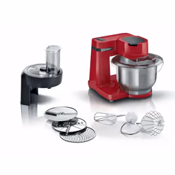 Bosch Serie 2 MUM, 3,8 L, Rouge, Boutons, 2,4 kg, 1,7 kg, 1,1 m