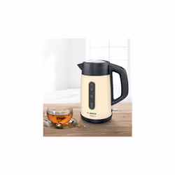Bosch TWK4P437 bouilloire 1,7 L 2400 W Beige, Noir