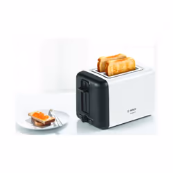 Bosch TAT3P421DE grille-pain 2 part(s) 970 W Noir, Blanc - Vue supplémentaire 8