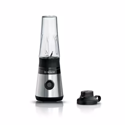 Bosch Serie 2 MMB2111M, Blender sport, 0,6 L, Pileur de glace, 450 W, Noir, Acier inoxydable