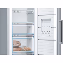 Bosch Serie 4 GSN36VLEP congélateur Congélateur vertical Pose libre 242 L E Acier inoxydable