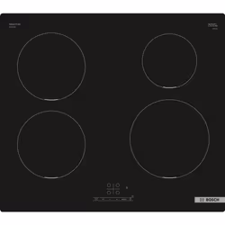 Bosch Serie 4 PUE611BB5J, Noir, Intégré, 59.2 cm, Plaque avec zone à induction, Verre-céramique, 4 zone(s)