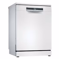 Bosch Serie 6 SMS6ZCW08E, Pose libre, Taille maximum (60 cm), Blanc, Blanc, Boutons, LCD