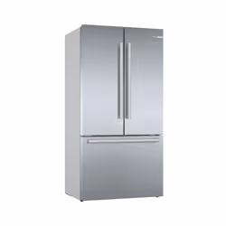 Bosch KFF96PIEP, Pose libre, Porte française, Acier inoxydable, LED, Acier inoxydable, 573 L