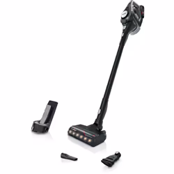 Bosch Serie 8 BCS82G31, Sec, Filtrage, Sol nu, Tapis, Sol dur, Marches d’escalier, 77 dB, Sans sac, Noir, Gris