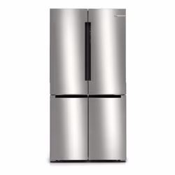Bosch Serie 6 KFN96APEA, Pose libre, Porte française, Métallique, Argent, LED, 605 L, SN-T