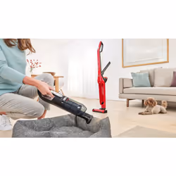 Bosch Serie 4 BBH3ZOO28 aspirateur balai et balai électrique Batterie Sec Sans sac 0,4 L Noir, Rouge 2,15 Ah
