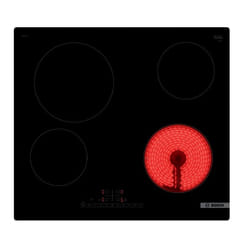 Bosch Serie 6 PKE611FN8E plaque Noir Intégré 60 cm Céramique 4 zone(s)