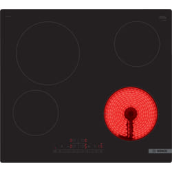 Bosch Serie 6 PKE611FP2E plaque Noir Intégré 60 cm Céramique 4 zone(s)