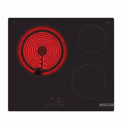 Bosch Serie 4 PKK611BB8E, Noir, Intégré, 60 cm, Céramique, Verre-céramique, 3 zone(s)