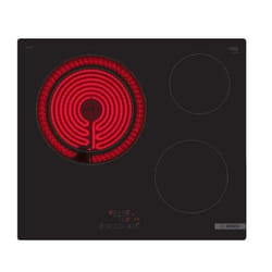 Bosch Serie 4 PKK611BB8E plaque Noir Intégré 60 cm Céramique 3 zone(s)