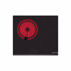 Bosch Serie 4 PKK631BB8E, Noir, Intégré, Céramique, Verre-céramique, 3 zone(s), 3 zone(s)
