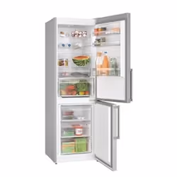 Bosch Serie 4 KGN367ICT réfrigérateur-congélateur Pose libre 321 L C Acier inoxydable