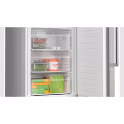 Bosch Serie 4 KGN367ICT réfrigérateur-congélateur Pose libre 321 L C Acier inoxydable - Vue supplémentaire 7
