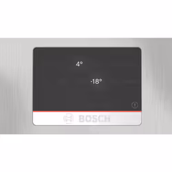 Bosch Serie 4 KGN367LDF réfrigérateur-congélateur Pose libre 321 L D Acier inoxydable