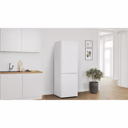 Bosch Serie 4 KGN362WDF réfrigérateur-congélateur Pose libre 321 L D Blanc
