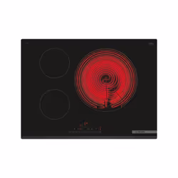 Bosch Serie 6 PKD731FP8E, Noir, Intégré, 71 cm, Céramique, Verre-céramique, 3 zone(s)