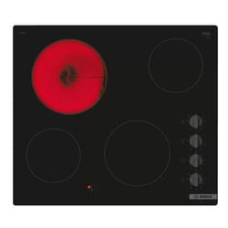 Bosch Serie 2 PKE611CA8E plaque Noir Intégré 60 cm Céramique 4 zone(s)