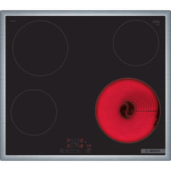 Bosch Serie 4 PKE645BB2E plaque Noir Intégré 60 cm Céramique 4 zone(s)