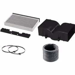 Bosch DWZ2CB1I4, Kit évacuation de hotte, Noir, Gris, Bosch, 200 g, 1 pièce(s), 325 mm
