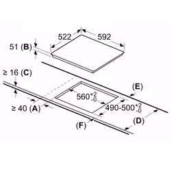 Bosch Serie 4 PUC611BB5E plaque Noir Intégré 60 cm Plaque avec zone à induction 3 zone(s) - Vue supplémentaire 5