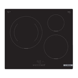 Bosch Serie 4 PUJ611BB5E plaque Noir Intégré 60 cm Plaque avec zone à induction 3 zone(s)