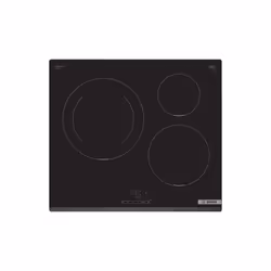 Bosch Serie 4 PUJ631BB5E, Noir, Intégré, 59.2 cm, Plaque avec zone à induction, Verre-céramique, 3 zone(s)