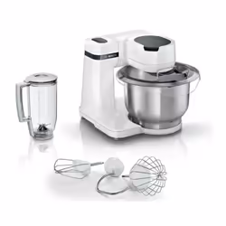 Bosch Serie 2 MUMS2EW11, 3,8 L, Blanc, 1,1 m, Acier inoxydable, 700 W, 220 - 240 V