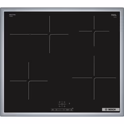 Bosch Serie 4 PIF64RBB5E, Noir, Intégré, 60 cm, Plaque avec zone à induction, Verre-céramique, 4 zone(s)