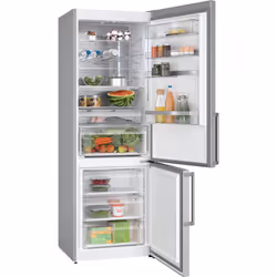 Bosch Serie 6 KGN49AIBT réfrigérateur-congélateur Pose libre 440 L B Acier inoxydable