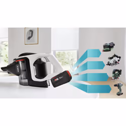 Bosch Serie 8 BSS825ALL aspirateur balai et balai électrique Batterie Sec Sans sac Noir, Blanc 5 Ah - Vue supplémentaire 21