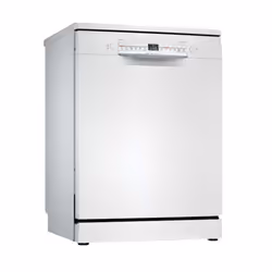 Bosch Serie 2 SMS2HTW77E, Pose libre, Taille maximum (60 cm), Blanc, Blanc, Boutons, 1,75 m