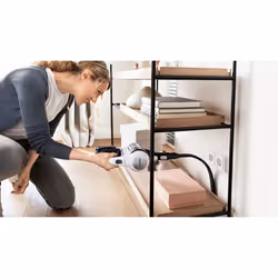 Bosch BBS711W aspirateur balai et balai électrique Batterie Sec Sans sac 0,3 L Noir, Acier inoxydable, Blanc - Vue supplémentaire 13
