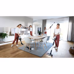 Bosch BBS711W aspirateur balai et balai électrique Batterie Sec Sans sac 0,3 L Noir, Acier inoxydable, Blanc - Vue supplémentaire 20