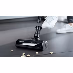 Bosch BBS711W aspirateur balai et balai électrique Batterie Sec Sans sac 0,3 L Noir, Acier inoxydable, Blanc - Vue supplémentaire 7