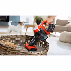 Bosch BCS711PET aspirateur balai et balai électrique Batterie Sec Sans sac 0,3 L Noir, Rouge 3 Ah - Vue supplémentaire 11