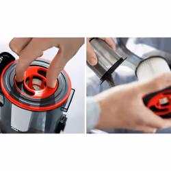 Bosch BCS711PET aspirateur balai et balai électrique Batterie Sec Sans sac 0,3 L Noir, Rouge 3 Ah - Vue supplémentaire 21