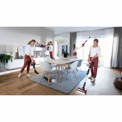 Bosch BCS711PET aspirateur balai et balai électrique Batterie Sec Sans sac 0,3 L Noir, Rouge 3 Ah - Vue supplémentaire 24