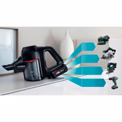 Bosch BCS712XXL aspirateur balai et balai électrique Batterie Sec Sans sac 0,3 L Noir 3 Ah - Vue supplémentaire 7